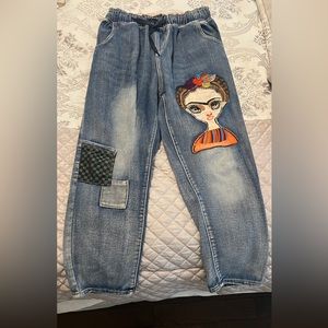 Frida Kahlo jeans
